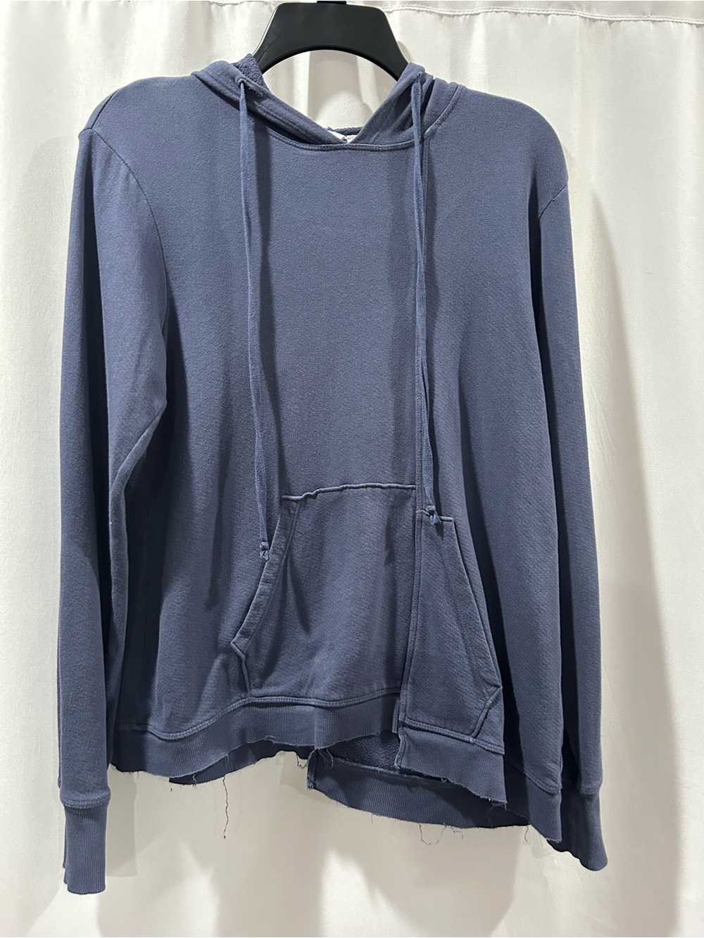 EUC Wilt Shifted pocket Asymmetric Hem Cotton Hoodie Made in USA